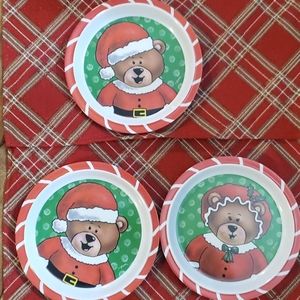 Christmas plates